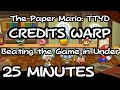 How We Used a Credits Warp to Beat TTYD in 25 Minutes