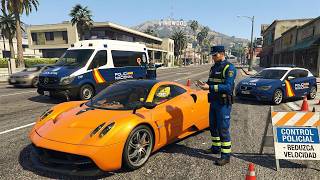 ESCAPANDO de la POLICÍA pero mi COCHE MEJORA cada MINUTO - GTA 5 Online