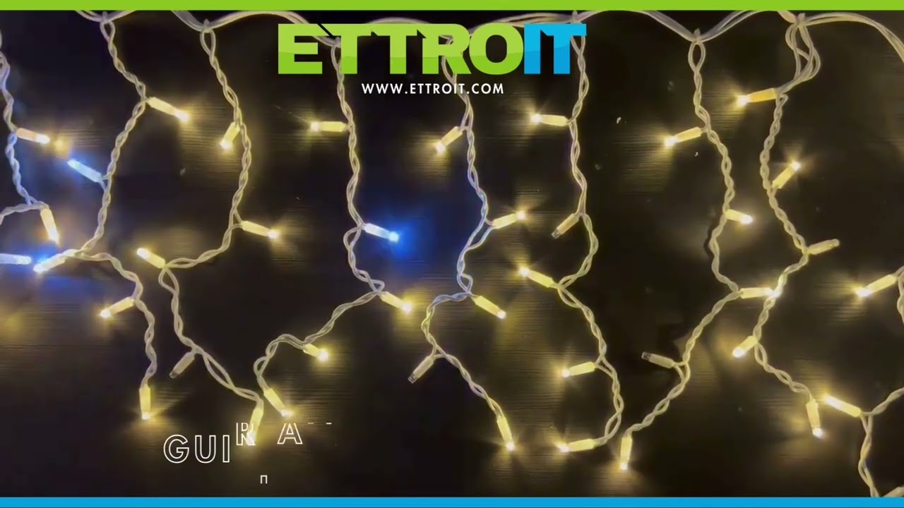 Ettroit LED String Lights ET4119 | La Catena Luminosa con Effetto Tenda per Ogni Ambiente!