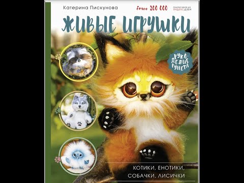 Книги. Живые игрушки своими руками. Котики, енотики, собачки, лисички. Заказать здесь.