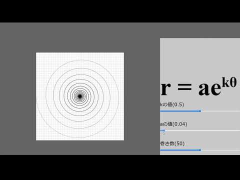 【Processing】巻き貝の螺旋構造