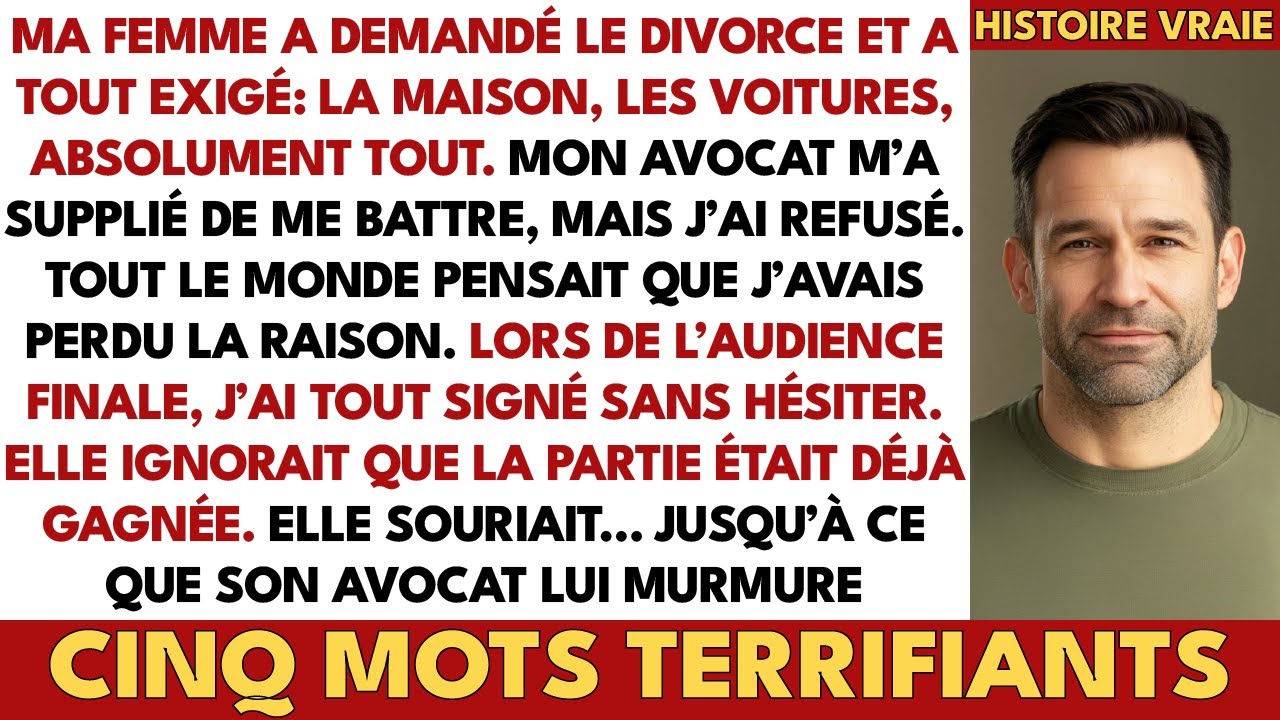 Ma Femme A Tout Pris Lors Du Divorce Sans Comprendre Ce Qu’Elle Emportait Vraiment