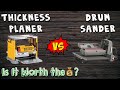 Planer vs Drum Sander