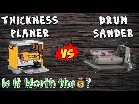 Video: Apakah drum sander rata?