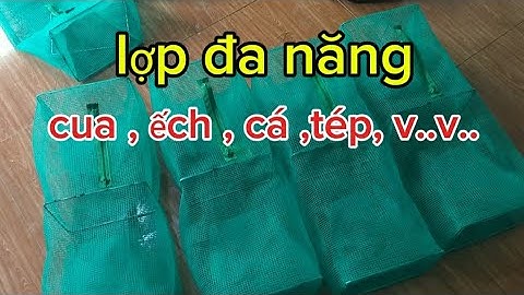 lợp đa năng đánh, cua, ếch cá, tép, và 1 số dụng cụ săn bắt