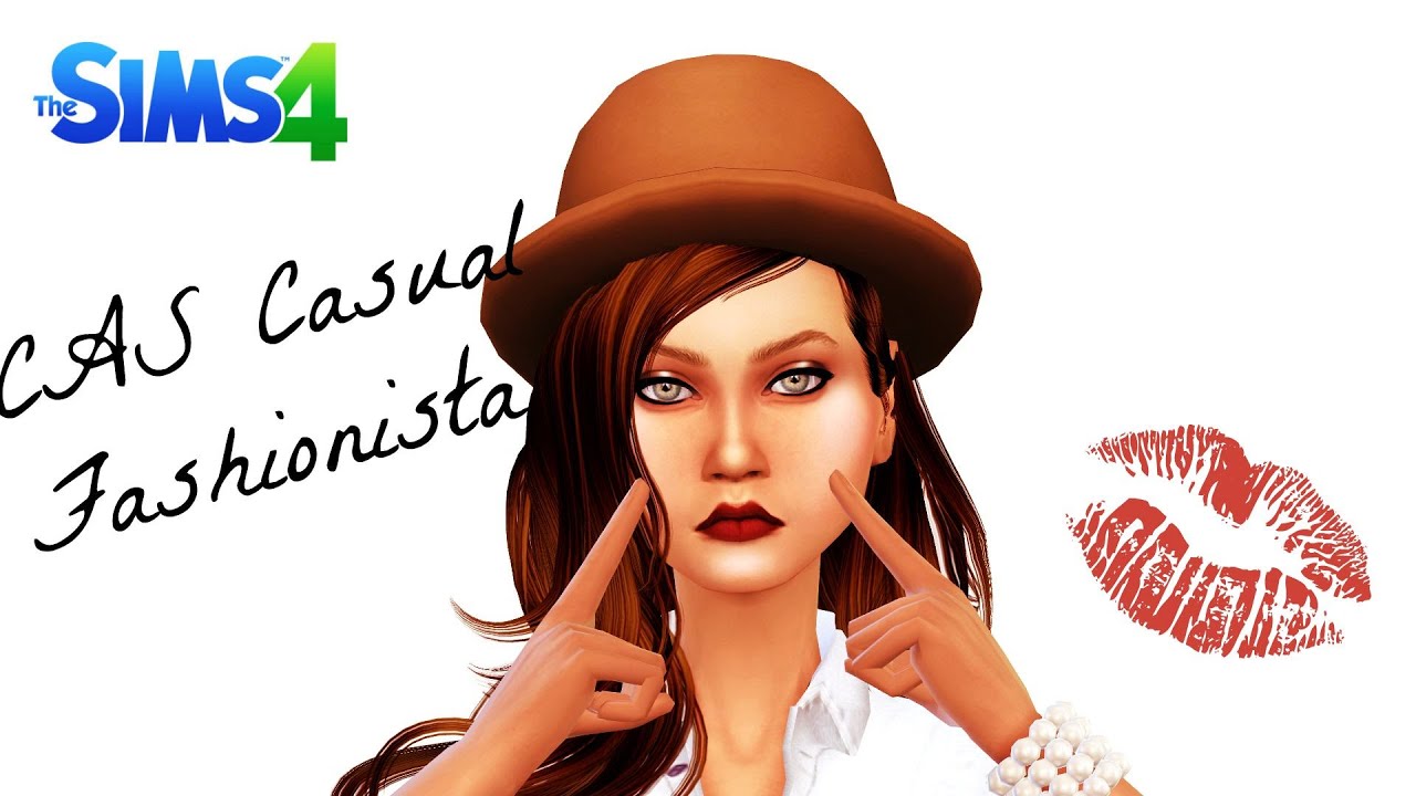 sims 4 Cas Casual Fashionista YouTube