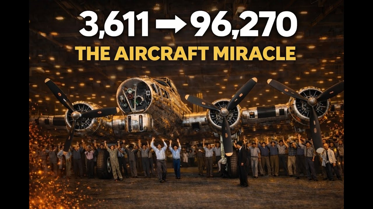 From 3,611 to 96,270: America’s Aircraft Miracle (1940–1944)