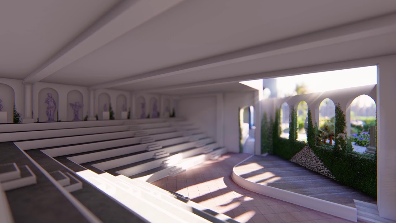 مسرح روماني منتجع سانتوريني بالساحل الشمالي Santorini Resort North