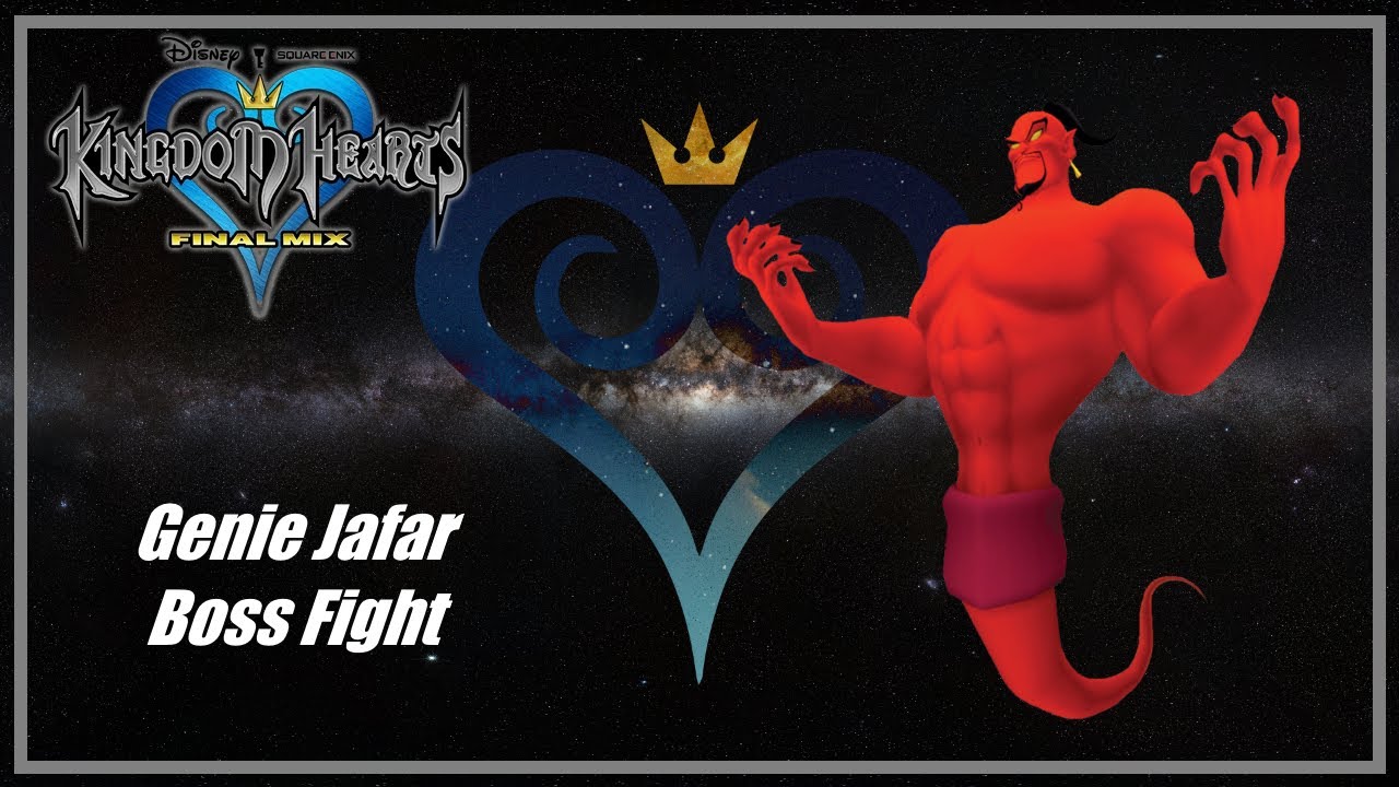 Kingdom Hearts Final Mix | Proud Mode | Genie Jafar Boss Fight
