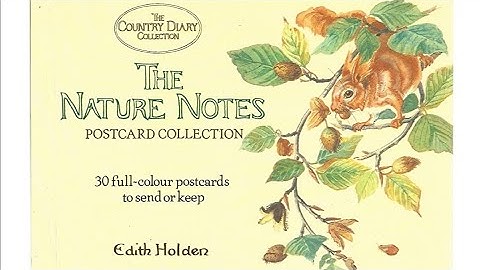 Edith Holden Postcards - The Country  Diary of an Edwardian Lady - Junk Journal