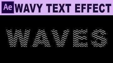 Wavy Text Animation - Adobe After Effects Tutorial