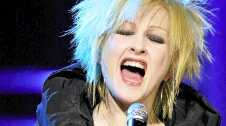 Cyndi Lauper singing a duet on Marion LoGuidice's ...