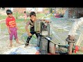 2 बच्चों ने चलाया डीजल इंजन / Pani Wala Water Pump \ Jameen Se Pani Nikaalne Ka Tarika