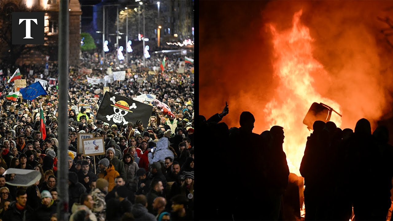 Thousands Protest in Bulgaria Against 2026 Budget