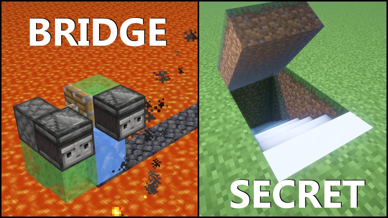 Minecraft: 10 Simple Redstone Builds! 