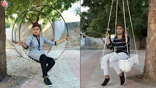 Home & Family ! 5 DIY Swing Jhula Making at Home ! Hanging Chair