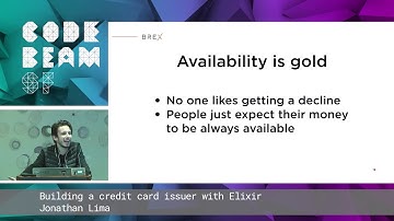 Jonathan Lima - Building a credit card issuer with Elixir | Code BEAM SF 19