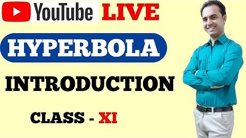 INTRODUCTION TO HYPERBOLA || EXERCISE 11.4 CLASS 11 MATHS NCERT || CONIC SECTION CLASS 11  ||