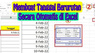 Cara Membuat Tanggal Berurutan Secara Otomatis di Excel