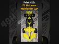 Print #19: F1 McLaren Multicolor Car 🏁 Functional 3D Print!