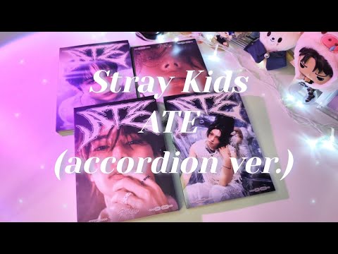 ₊˚⊹♡ Распаковка аккордеонов STRAY KIDS 💜 | Stray Kids-ATE (accordion ver.) ♡⊹˚₊