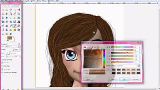 Meez Hair & Eye Edit (Gimp 2.6)