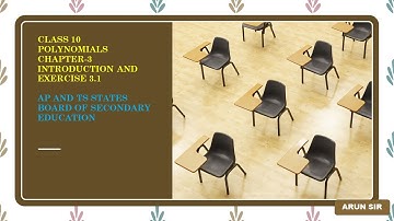 Class 10 Polynomials Chapter 3 Ex-3.1 for AP and TS Boards