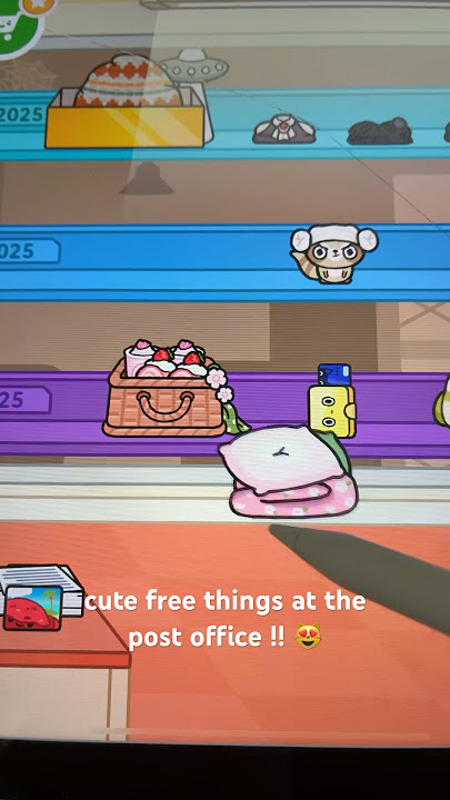 things that are free to get at the post office !! 🙂‍↕️ || #tocaboca #free #tocalifeworld #toca 🍓