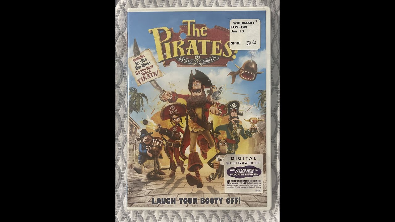 Opening to The Pirates! Band of Misfits 2012 DVD