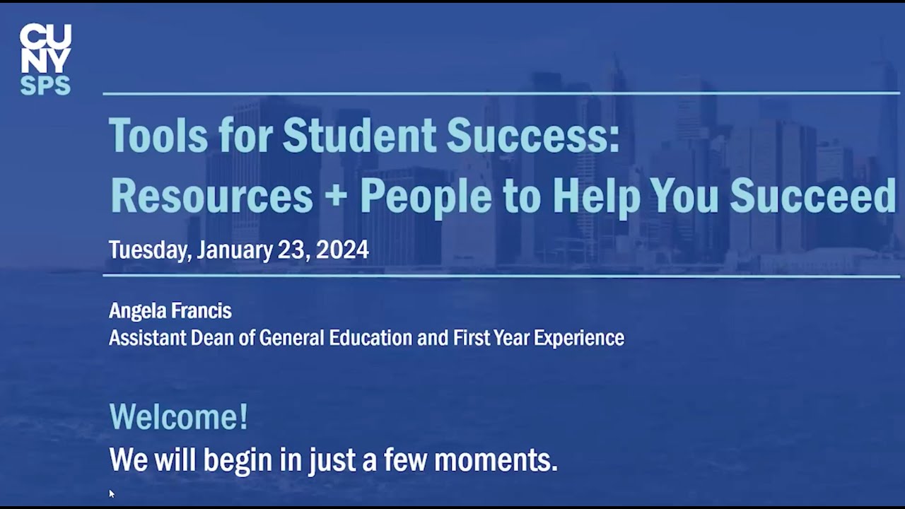 Orientation Tools for Student Success inar Jan 23 2024 YouTube
