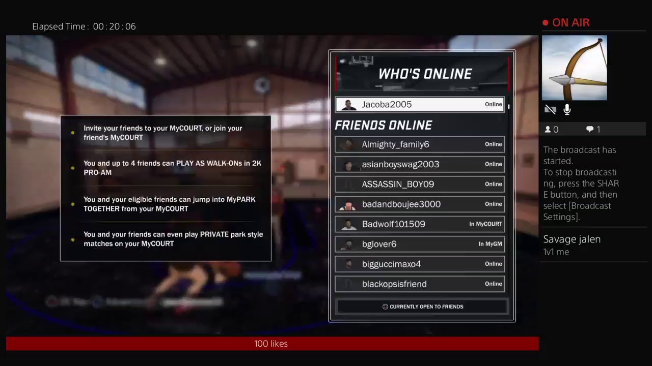 mastacypha7allah's Live PS4 1v1 on 2k17