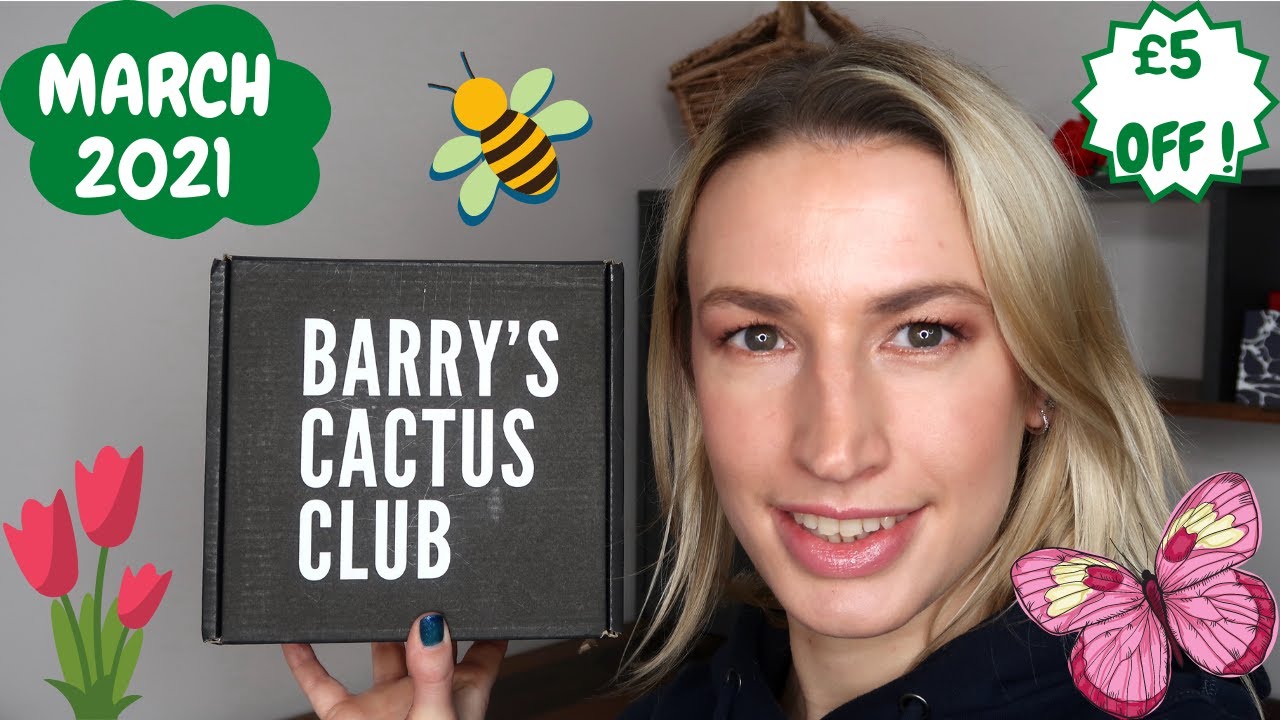Barry's Cactus Club March 2021 Unboxing & Discount