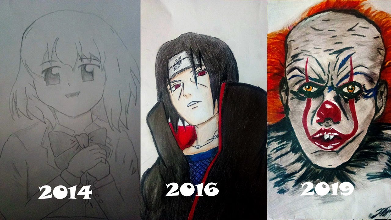 My Art Progress From Age 12-17 (2014 - 2019)