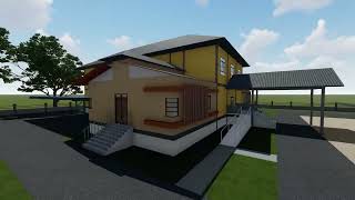 Renderan Kantor Kecamatan Pontianak Tenggara