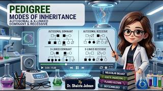 Pedigree I Modes of Inheritance I Autosomal & X-linked I Dominant & Recessive I Genetics