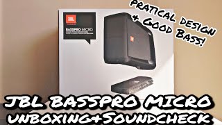 JBL Bass Pro Micro Car Subwoofer - Unboxing & Soundcheck 