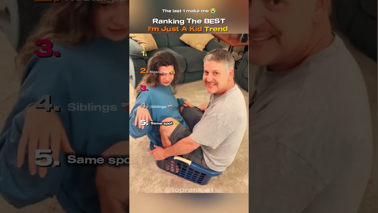 Ranking The Best I'm Just A Kid Trend Part 4 #shorts
