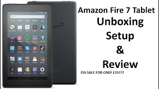 Amazon Fire Tablet 7 Unboxing,Setup and Review