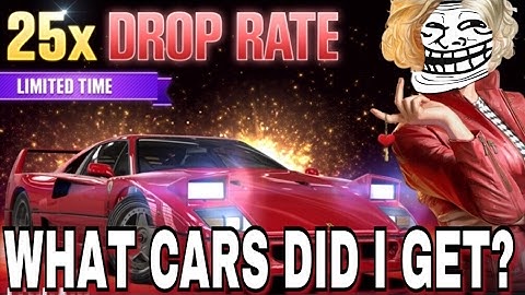 FERRARI F40 WHAT GOLD CRATES CARS DID I GET!  | CSR Racing 2