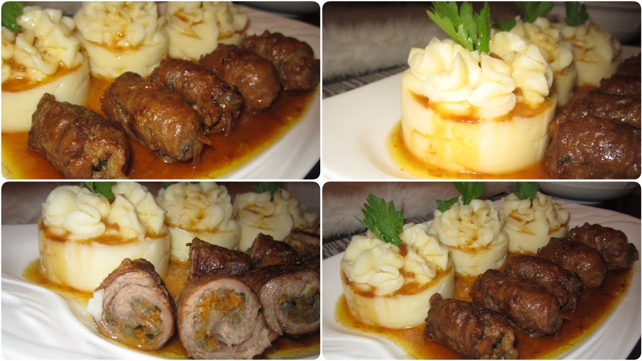 ستاك رولي فاغسي( steak roulé farci)  في الكوكوت طايب زبدة بصلصة مرافقة للبوري 🐏جبتلكم العيد يجري🐏