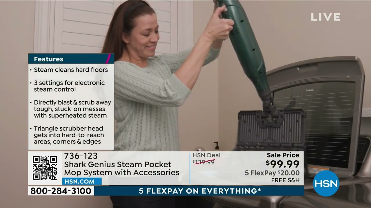 Shark Genius Steam Pocket Mop System with Accessories