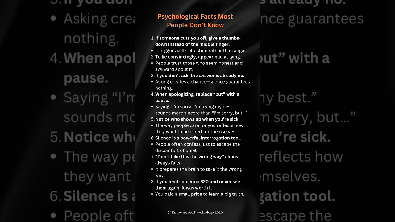 These Facts Explain Human Behavior Better Than You Think 