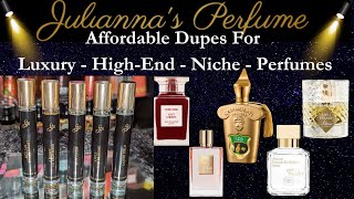 (Reviewing) 🔥Dupes🔥For High-End Luxury Perfumes! ▌Julianna's Perfume