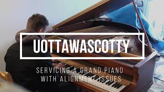 Grand piano with Alignment Issues