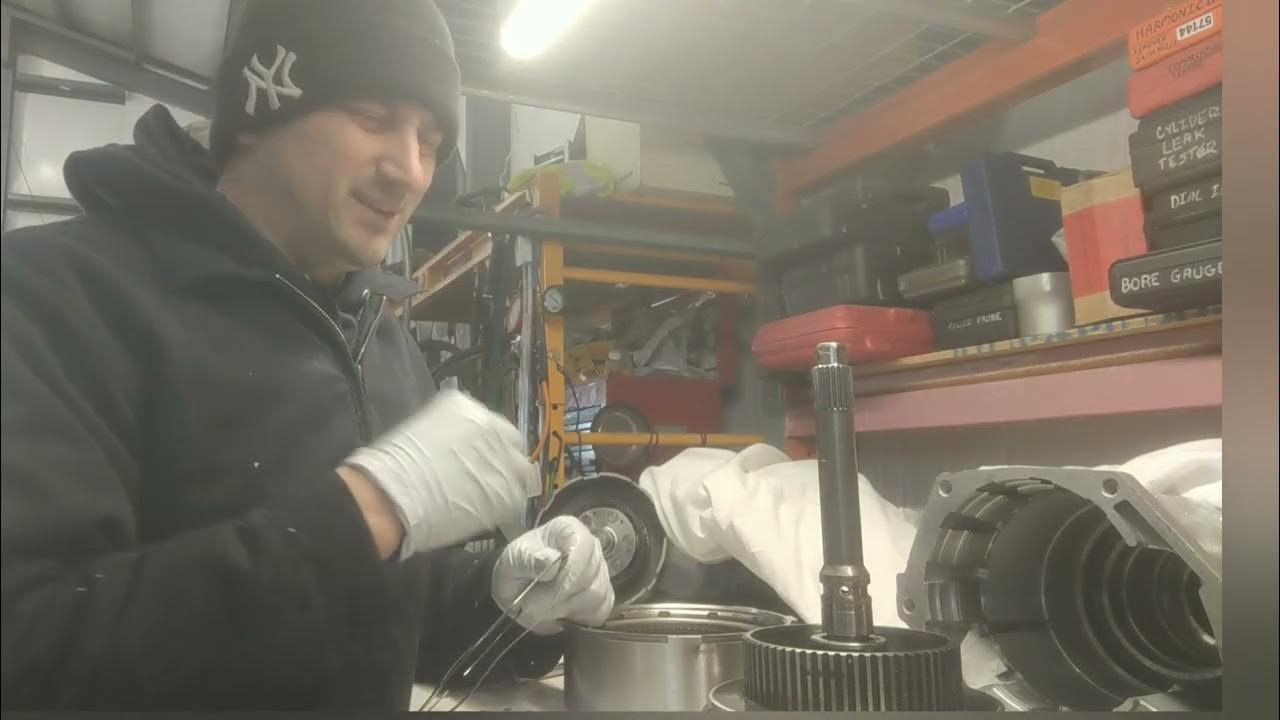 Transmission & Clutch friction zone. A wavey snap ring vs. flat snap