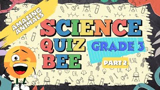 Science Quiz for Grade 3 | Quiz 2 | Amazing Animals | Quiz by brainYs