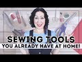 LEARN TO SEW IN LOCK-DOWN // Beginner sewing supplies, tools and equipment you already have at home!