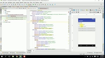 how to make a simple calculator in android studio