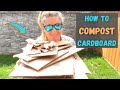 How to dispose of cardboard boxes | Recycle cardboard for compost