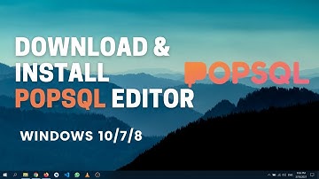 PopSQL installeren | PopSQL installeren | PopSQL downloaden op Windows